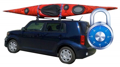 Cheap DIY Kayak Locking cable for road trips